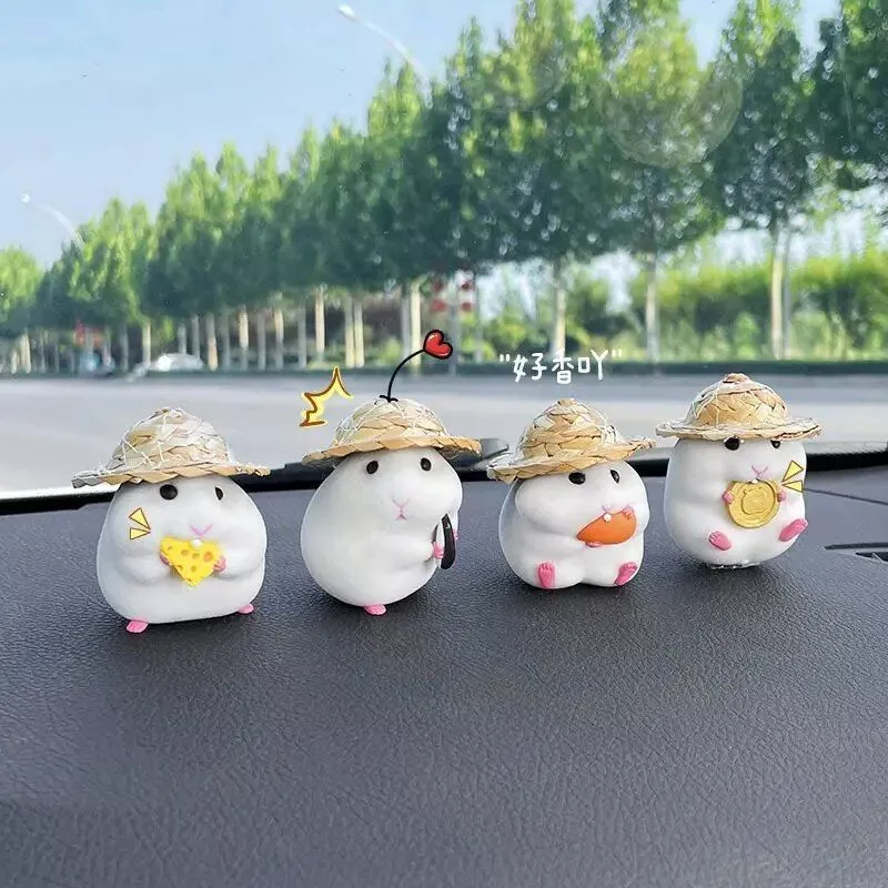 Cute Hamster Dashboard Doll Decoration - Image 4