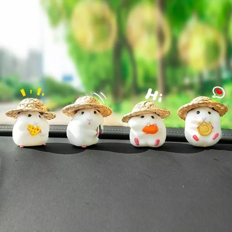 Cute Hamster Dashboard Doll Decoration - Image 2