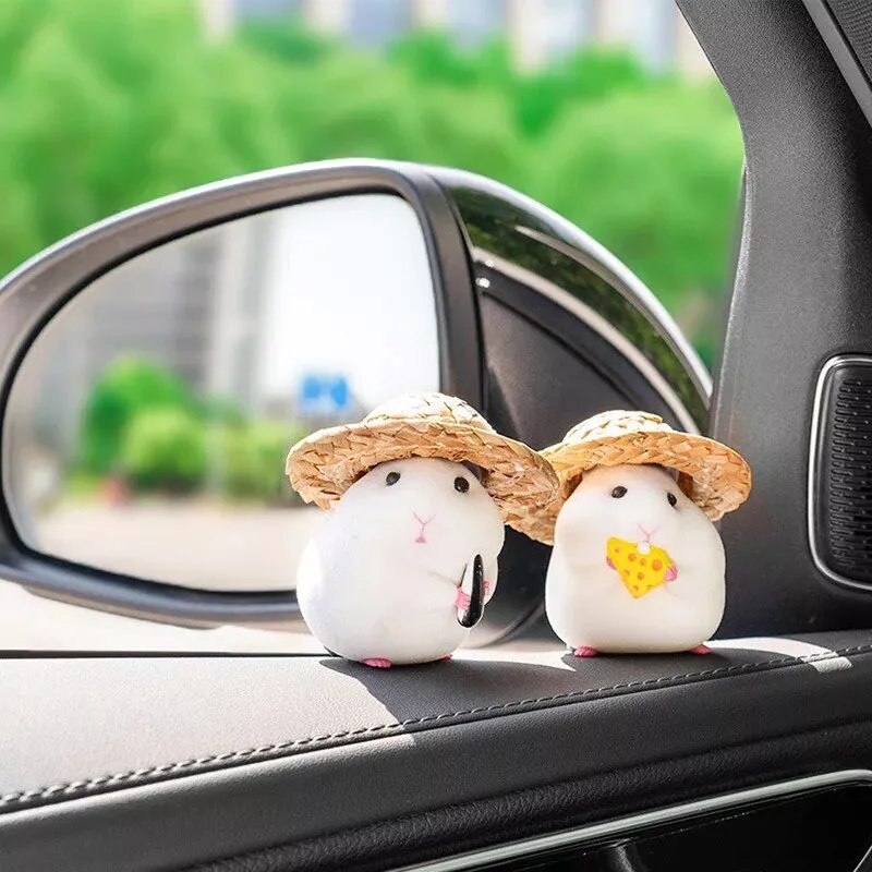 Cute Hamster Dashboard Doll Decoration - Image 3