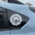Sunflower & Dog Paw Vinyl Decal