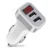 Dual USB Car Charger with Real-Time LED Voltage Monitoring